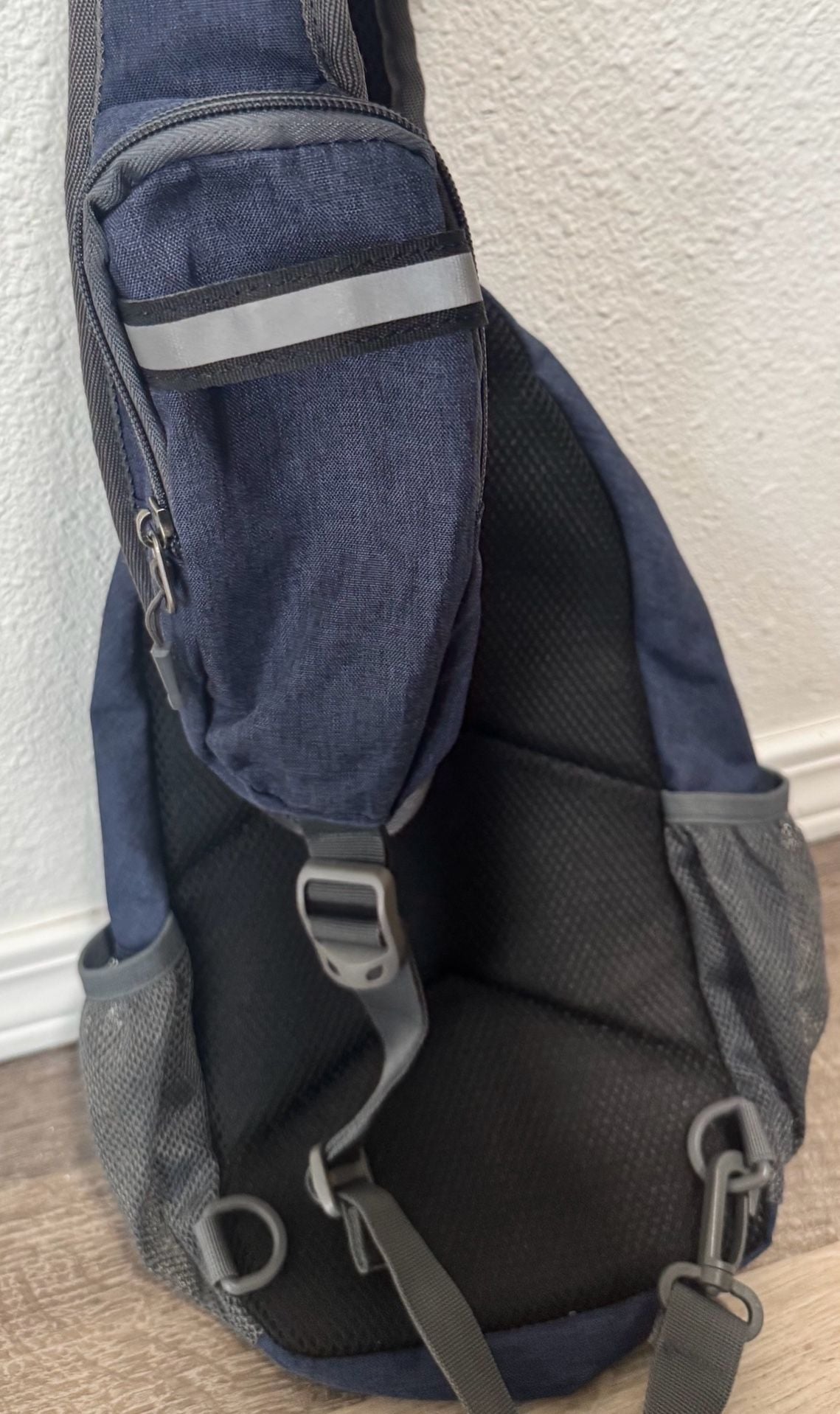 Waterfly Crossbody Sling Backpack Travel Hiking Daypack Blue 5
