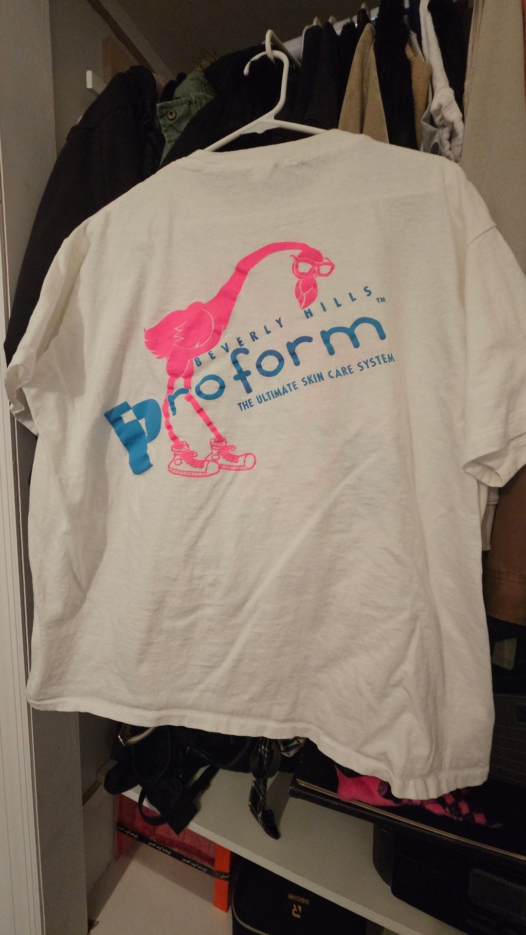 Vintage Beverly Hills Proform Flamingo T-Shirt Made in USA XXXL 3