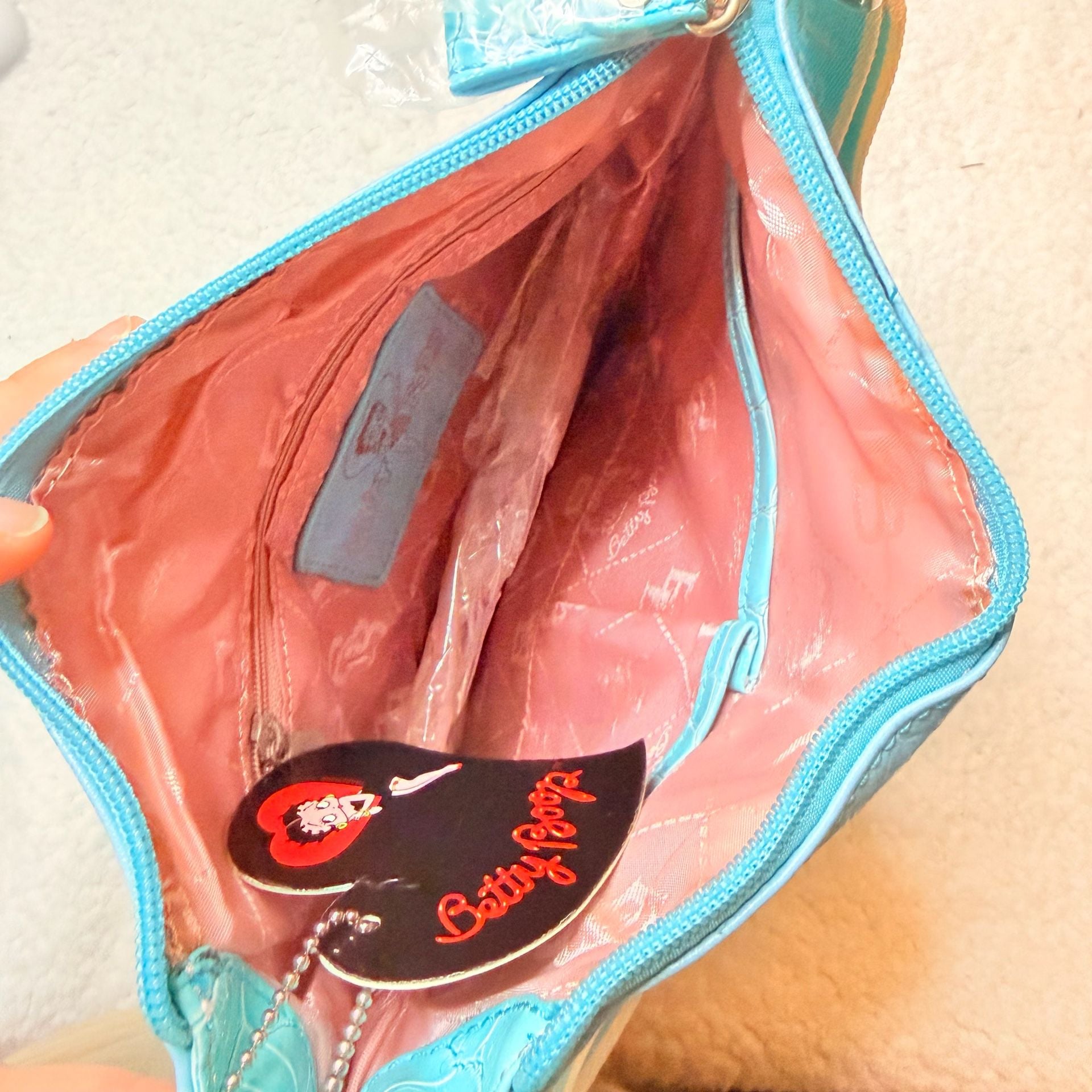 Betty Boop Blue Crossbody Bag 4