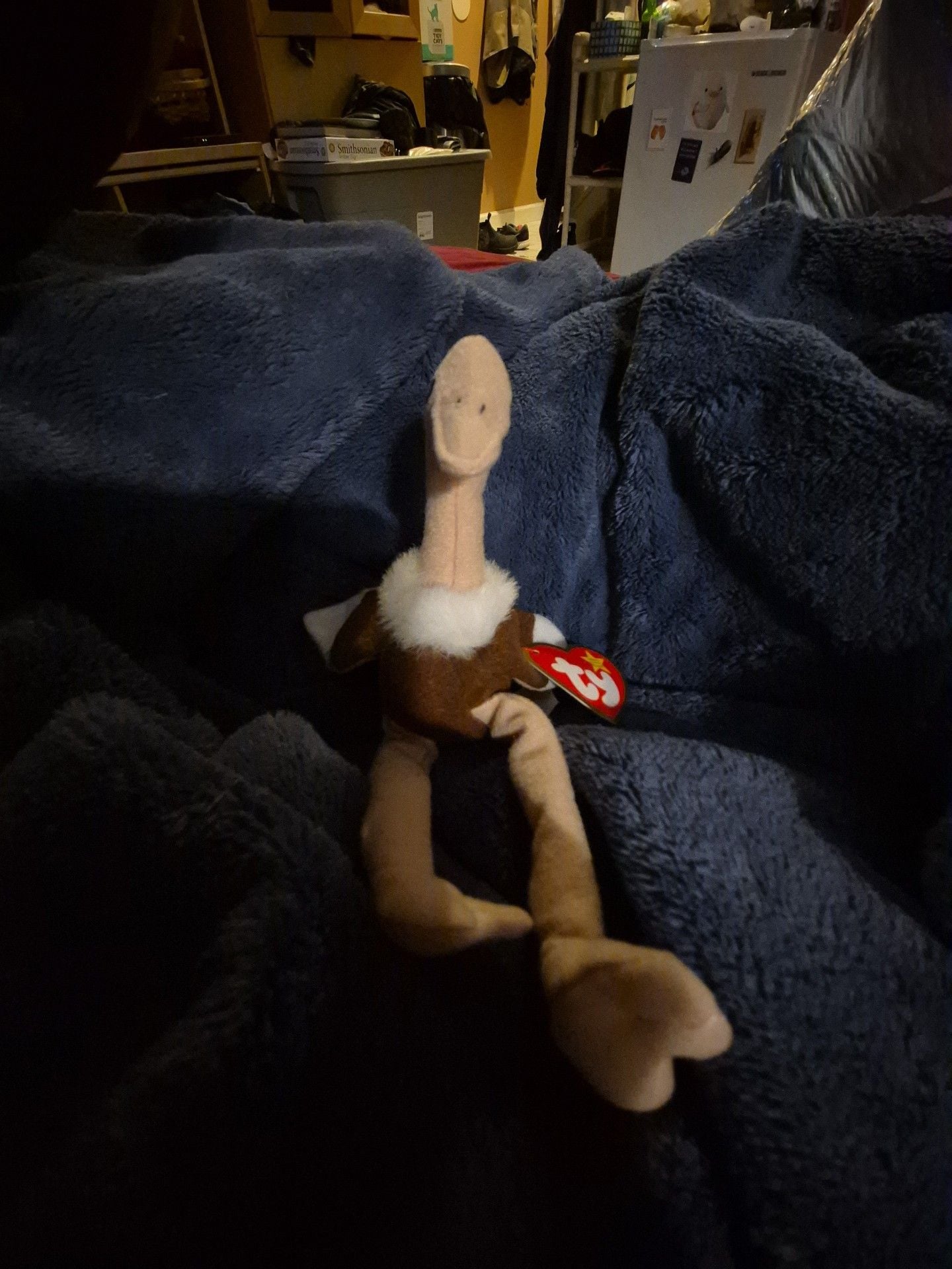 Ty Beanie Babies Stretch The Ostrich Plush Toy with Tag 2