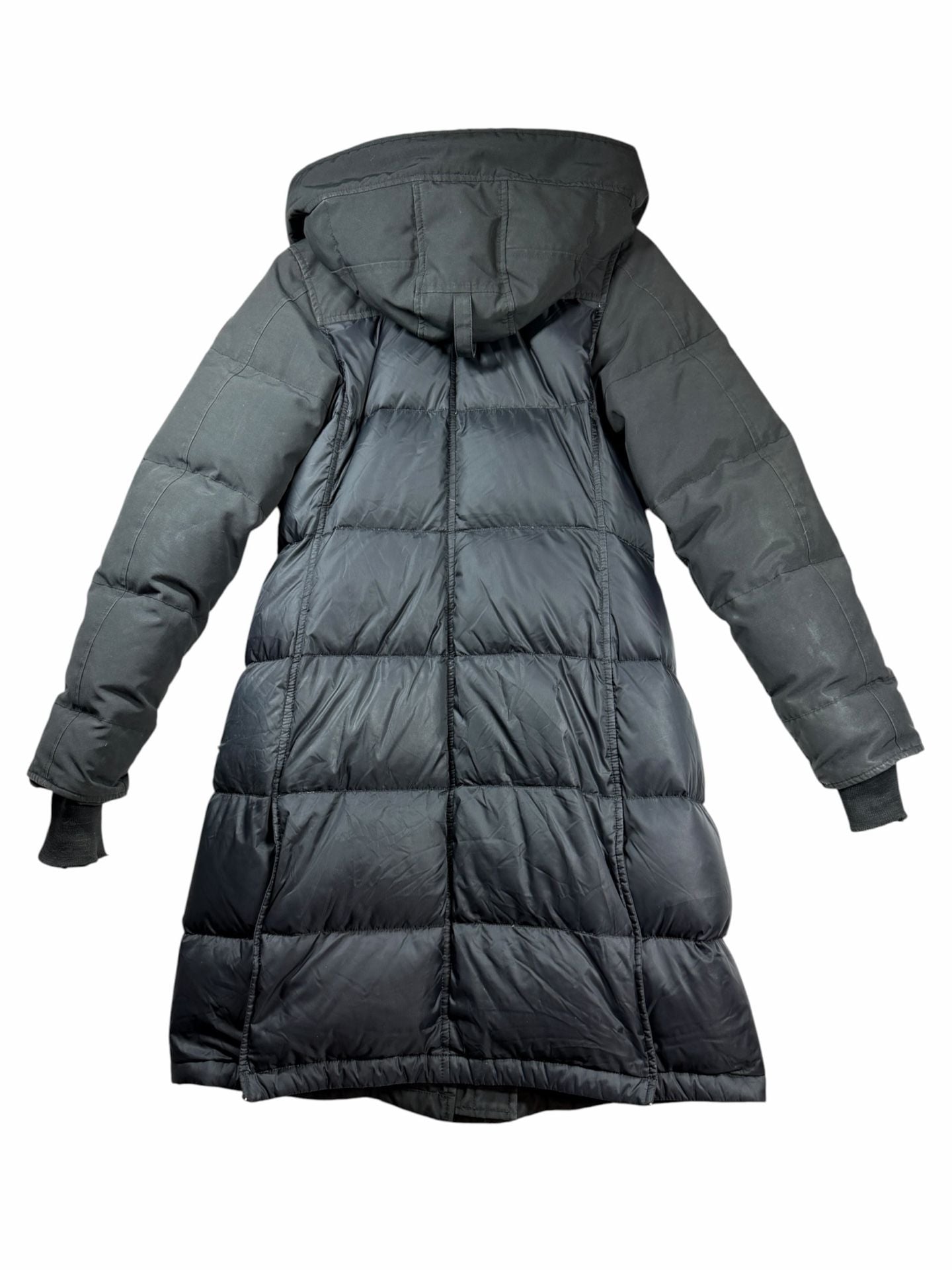 Canada Goose Rowley Parka 3208L Women’s S Black Long Down Puffer Coat 3