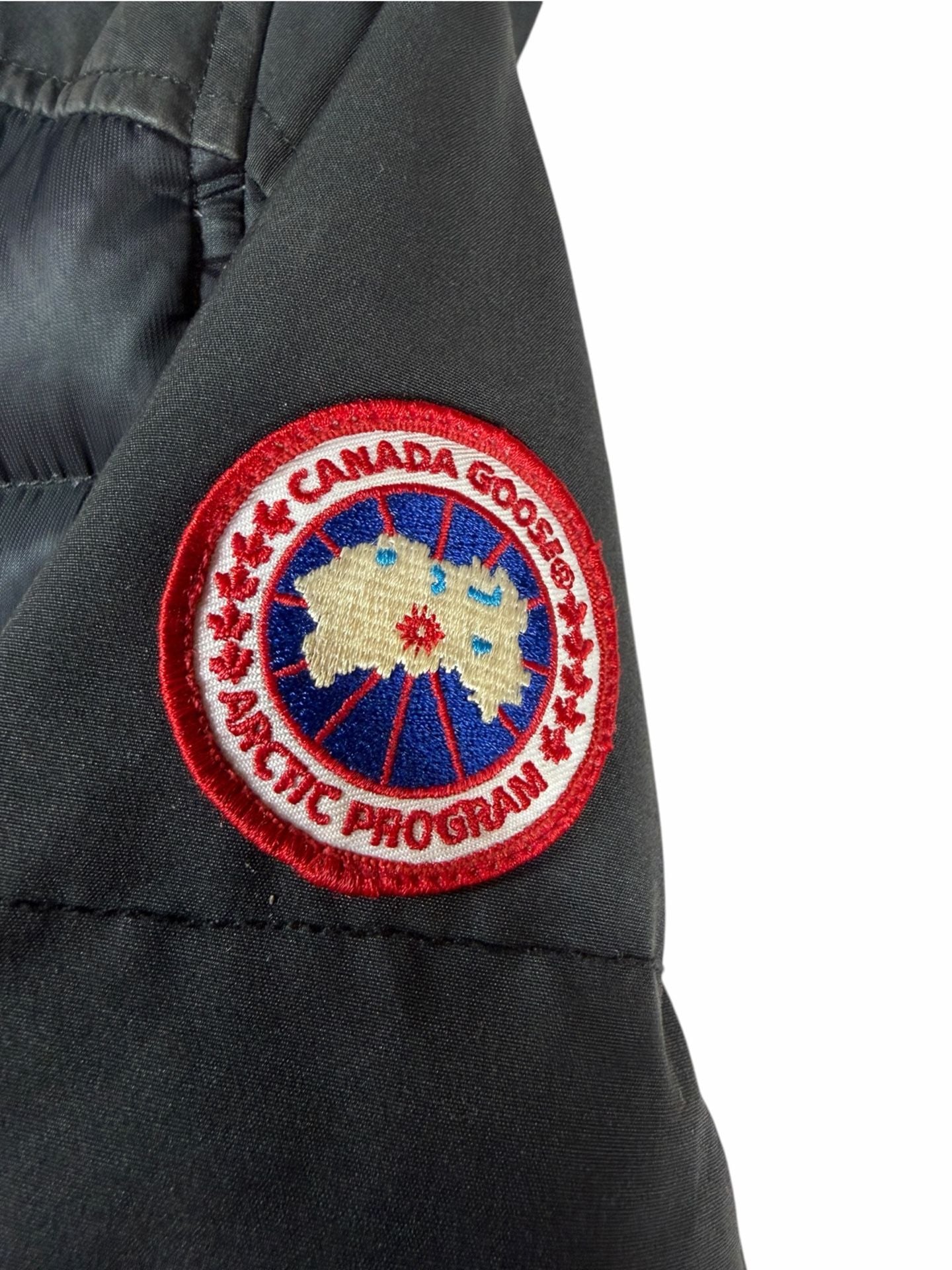 Canada Goose Rowley Parka 3208L Women’s S Black Long Down Puffer Coat 4