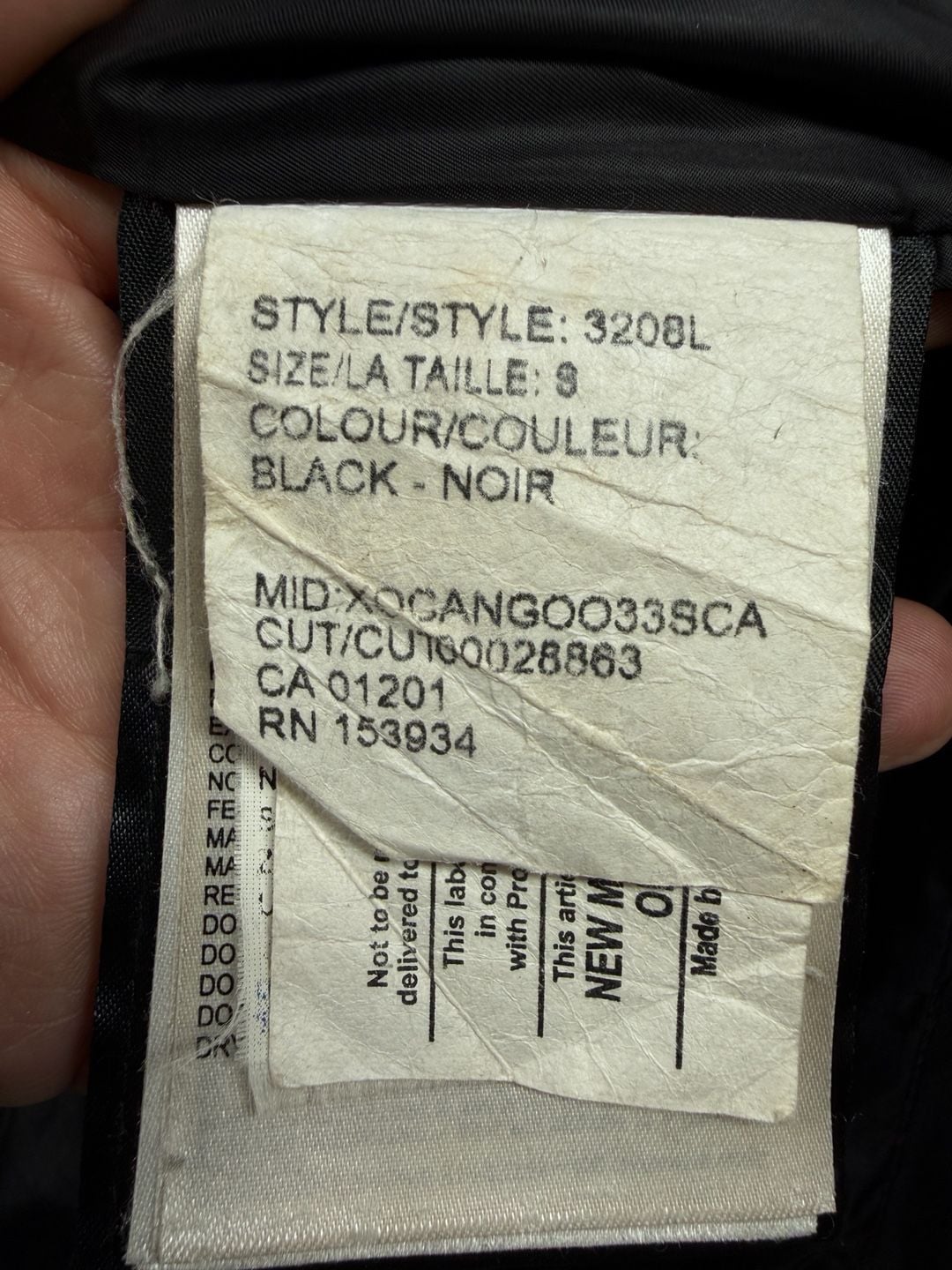 Canada Goose Rowley Parka 3208L Women’s S Black Long Down Puffer Coat 14