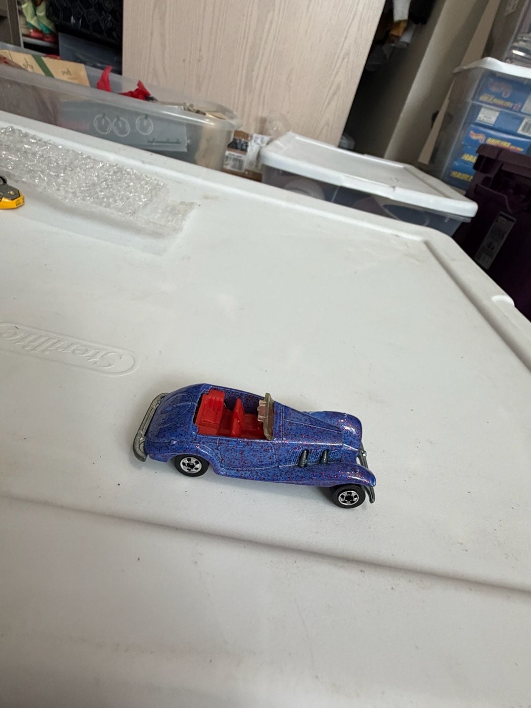 Hot Wheels Mercedes 540K Blue Metal Flake Toy Car 1