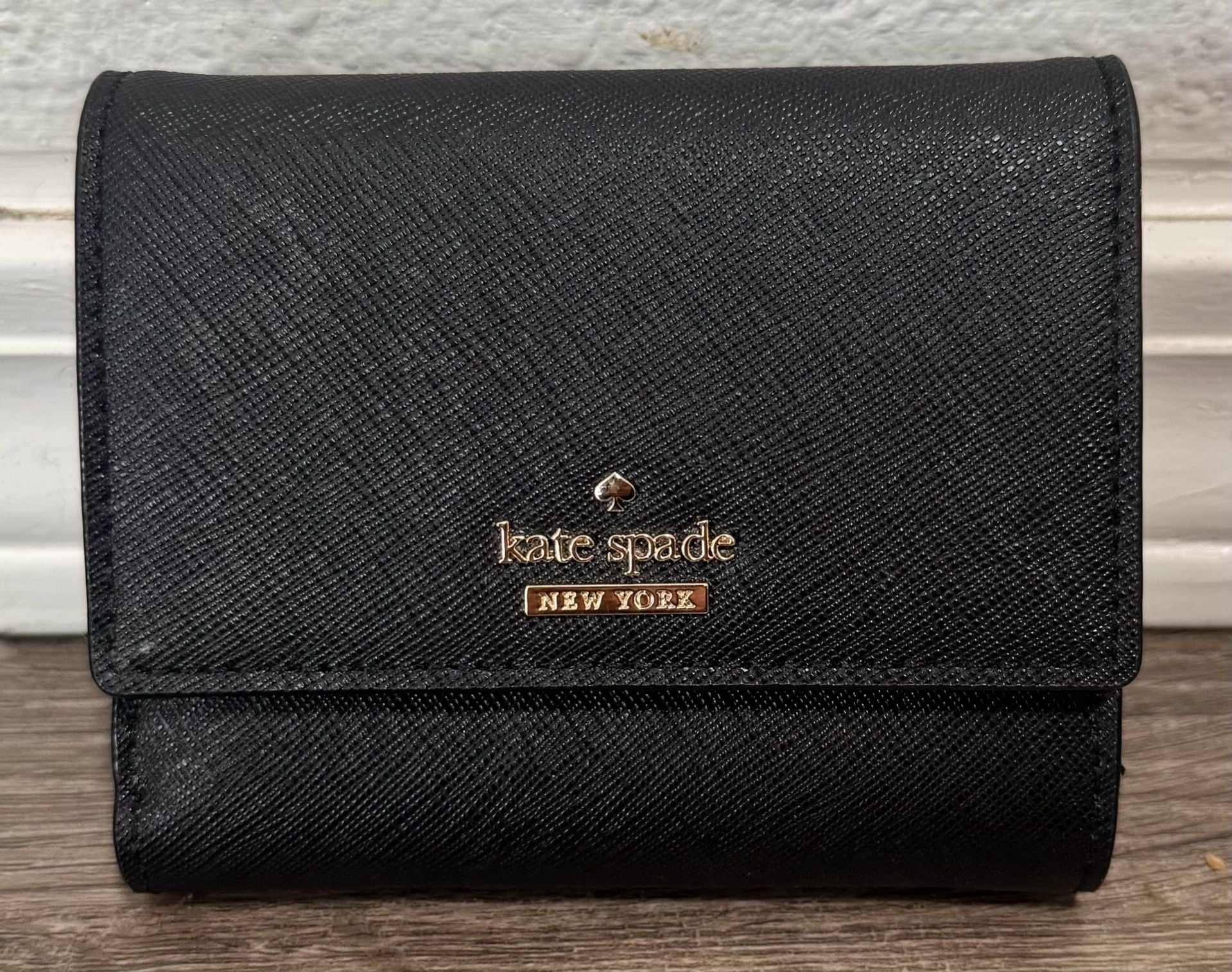 Kate Spade New York Cameron Street Tavy Black Leather Wallet 2