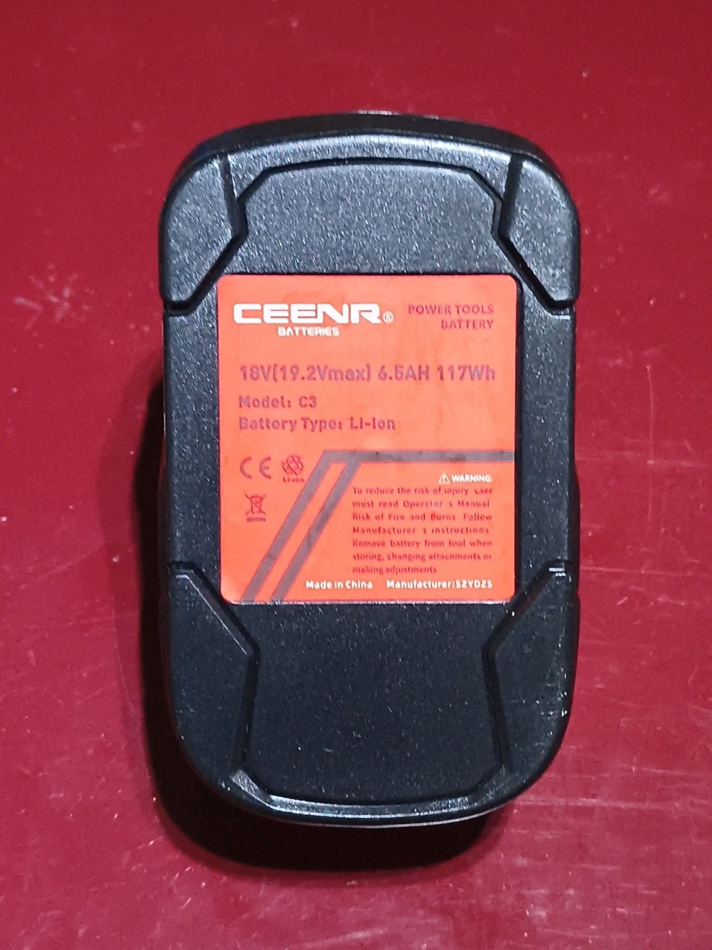 CEENR C3 18V 6.5Ah Lithium-Ion Power Tool Battery 3