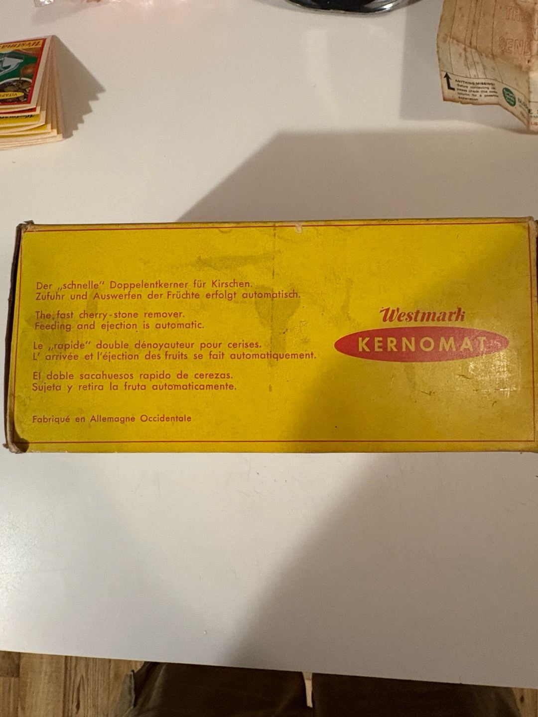 Westmark Kernomat Mechanical Cherry Pitter Vintage W-Germany 14