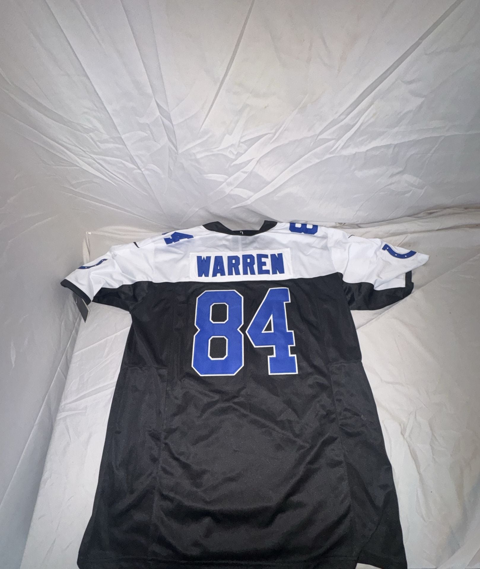 Nike Indianapolis Colts Jersey Size L Anthracite Rivalries #84 (Warren) NWT 10