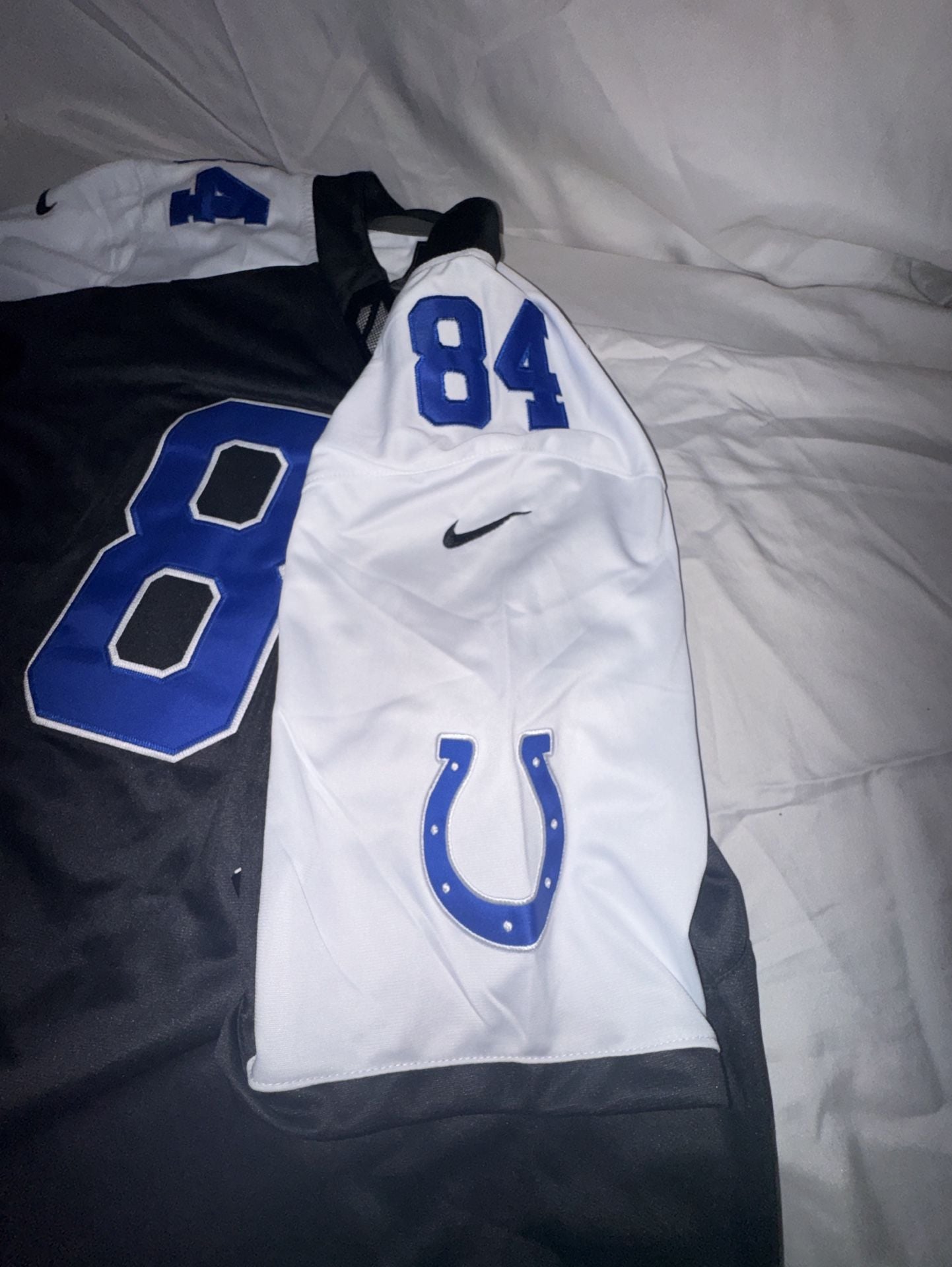 Nike Indianapolis Colts Jersey Size L Anthracite Rivalries #84 (Warren) NWT 9