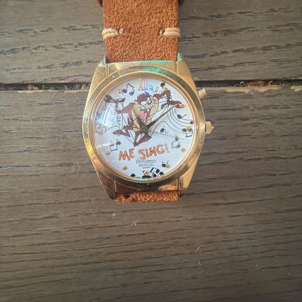 Armitron Taz Tasmanian Devil Me Sing Musical Watch 1994