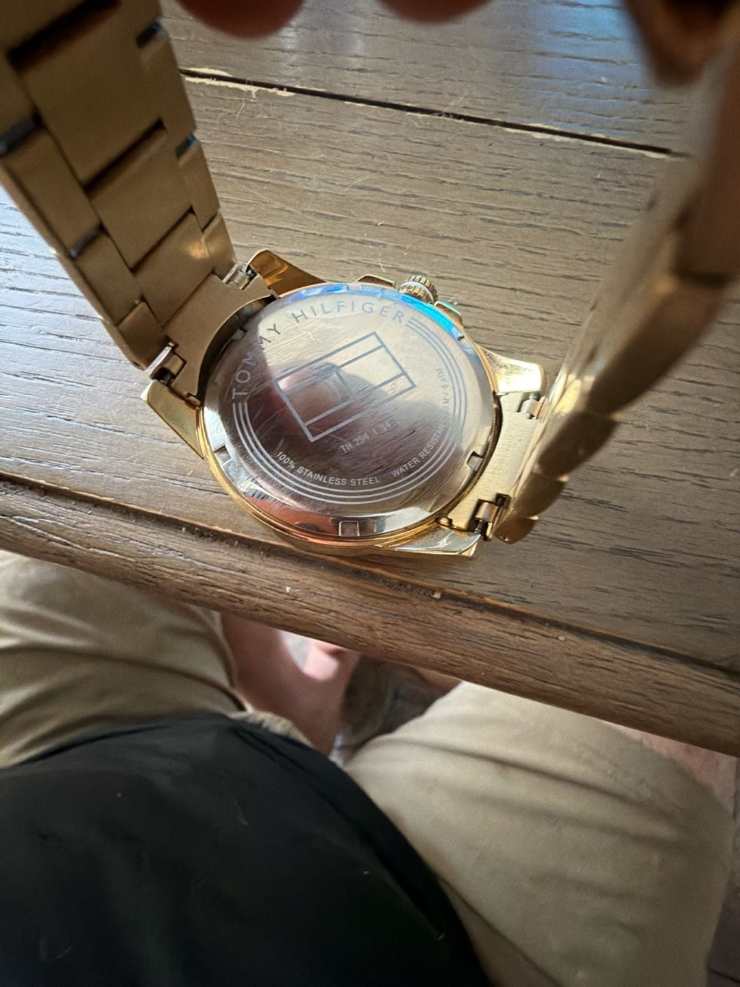 Tommy Hilfiger Sport Watch Gold Tone White Dial TH.294.1.34 4