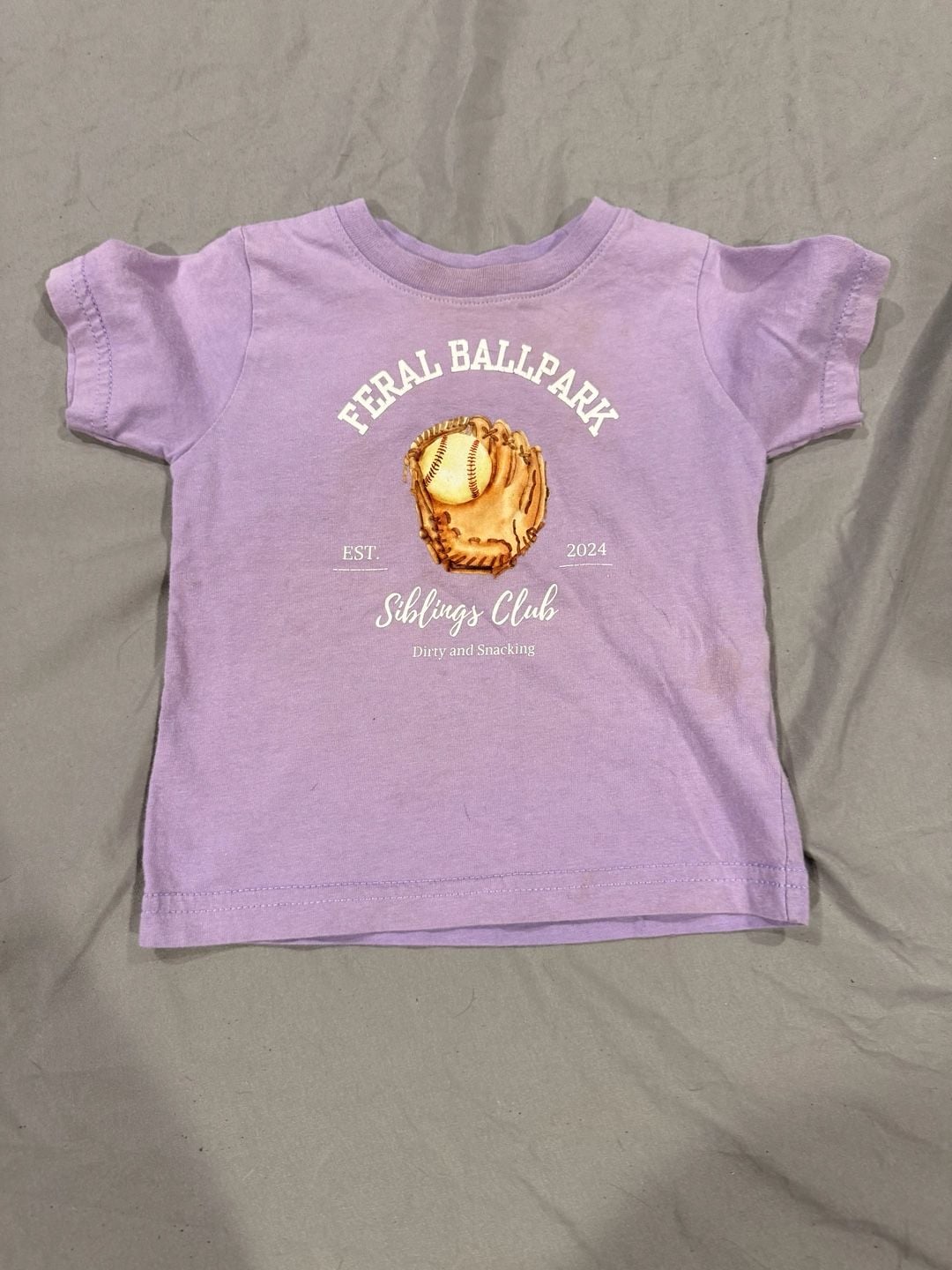 Rabbit Skins Feral Ballpark T-Shirt Size 12M 2