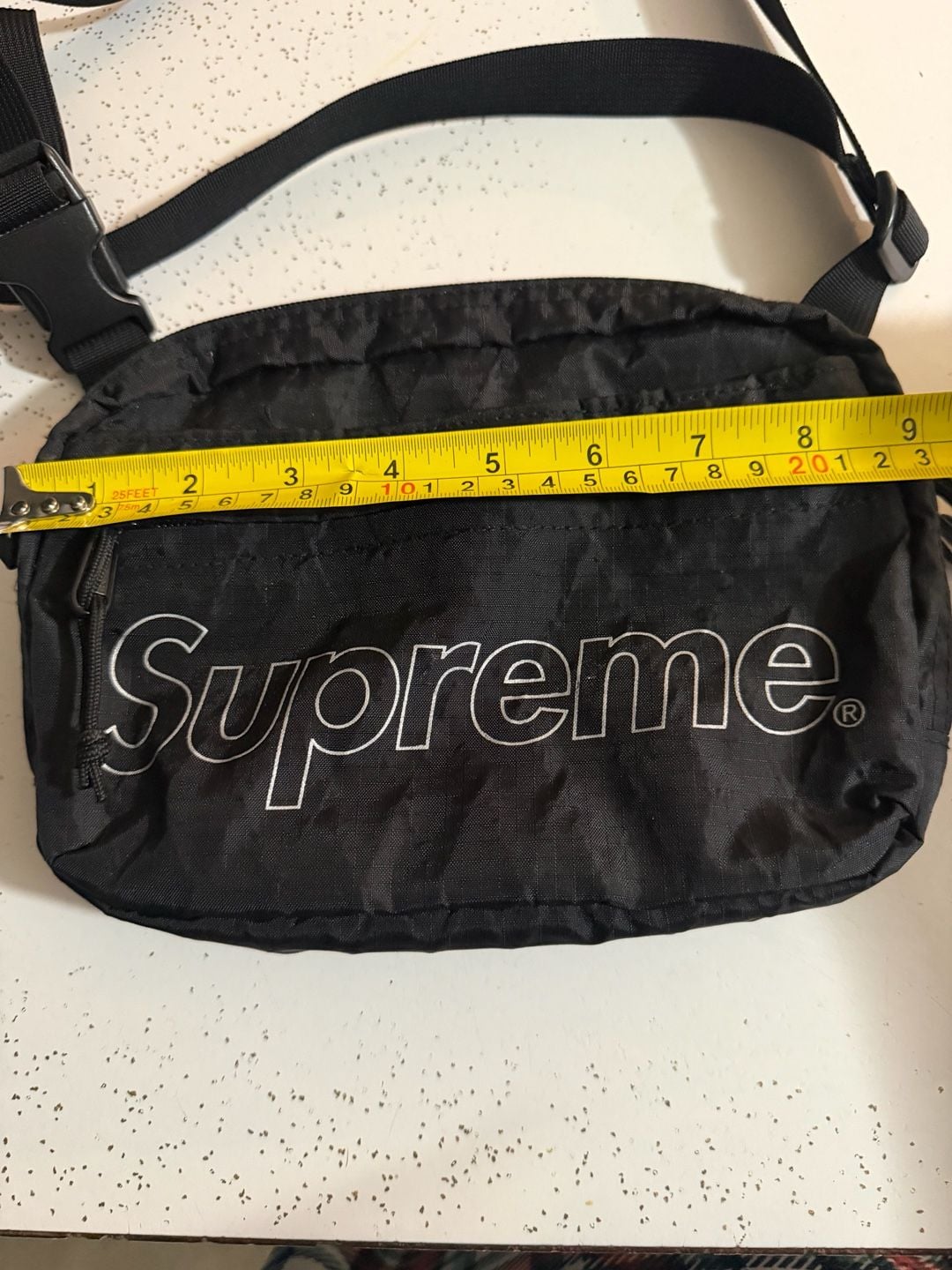 Supreme Shoulder Bag FW18 Dimension-Polyant Black 3