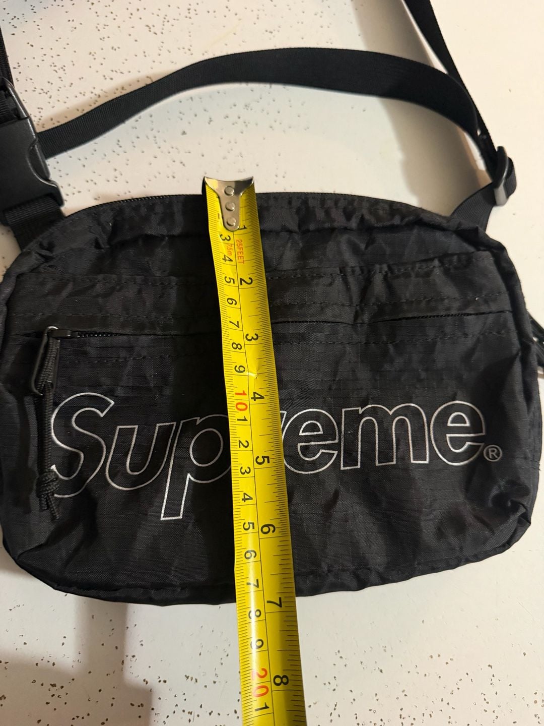 Supreme Shoulder Bag FW18 Dimension-Polyant Black 4