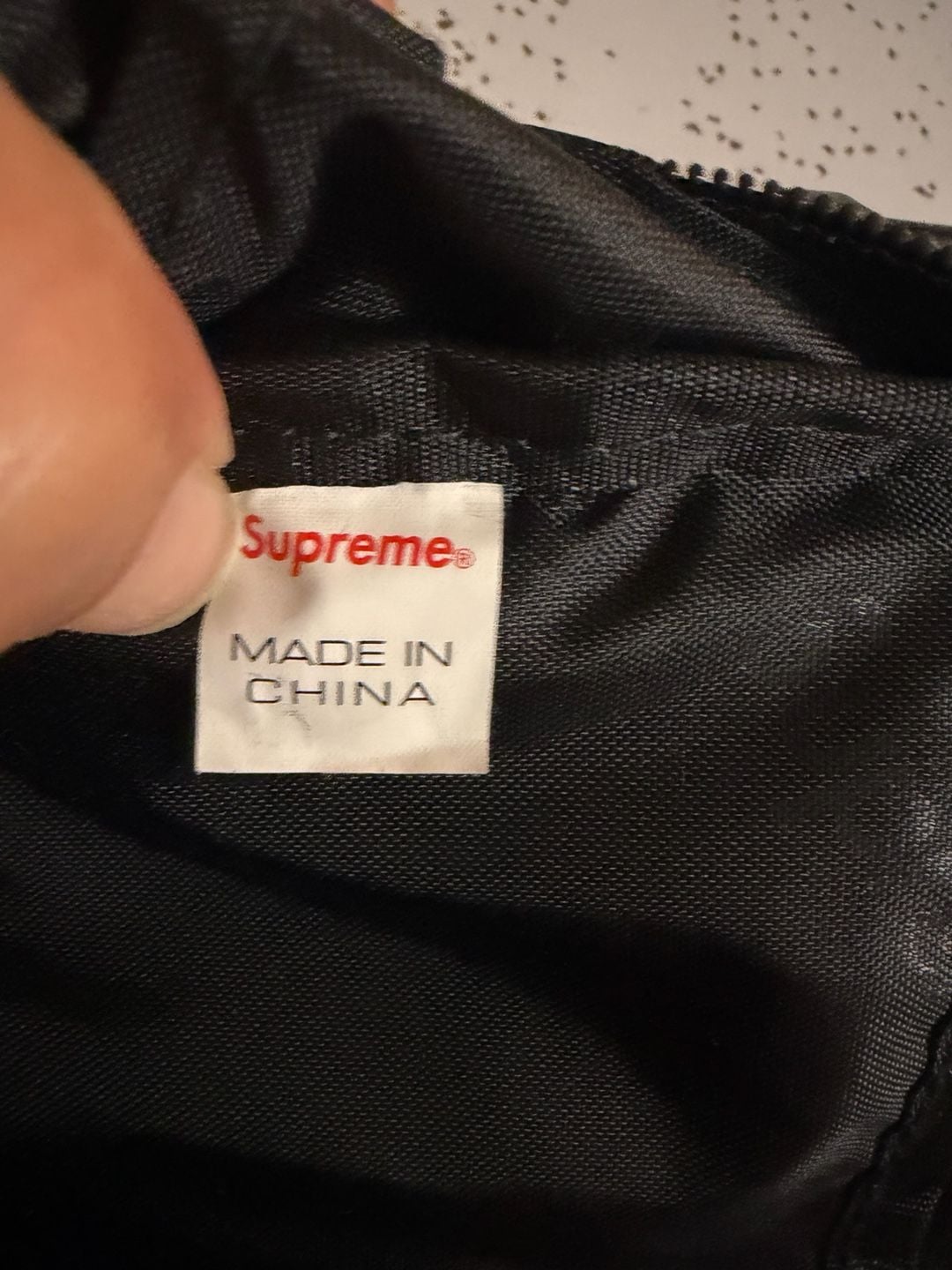 Supreme Shoulder Bag FW18 Dimension-Polyant Black 7
