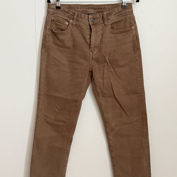 American Eagle Slim Straight Jean Size 29x30 Brown