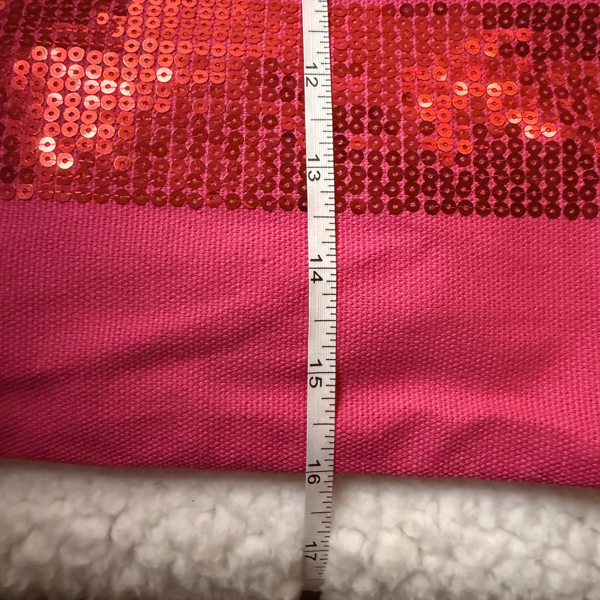 Victoria's Secret Pink Sequin Canvas Tote Bag 4