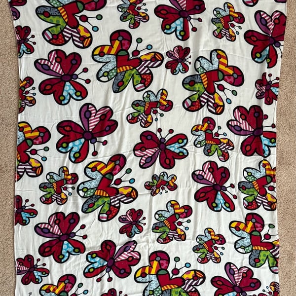 Romero Britto Butterfly Beach Coverup Multicolor Pop Art