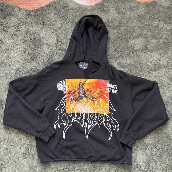 Darc Sport Wolves Club Valkyrie Dempsey Hoodie Size Large Black