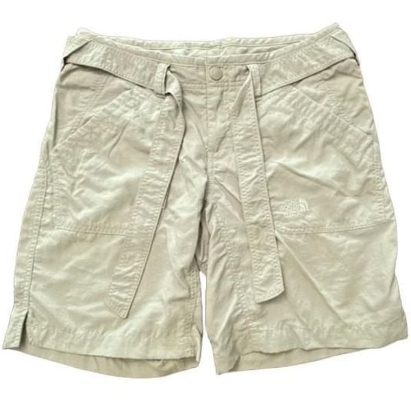 The North Face Cargo Hiking Shorts Size 6 Tan Lightweight Nylon