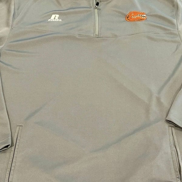 Russell Athletic Florida Gators Quarter-Zip Pullover Size 4XL Gray