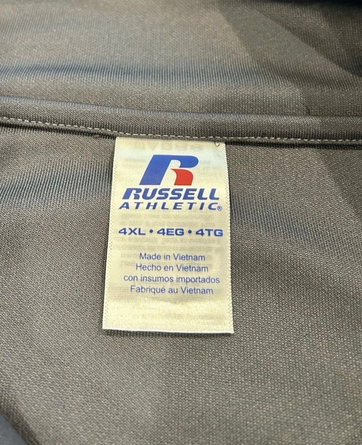 Russell Athletic Florida Gators Quarter-Zip Pullover Size 4XL Gray 5