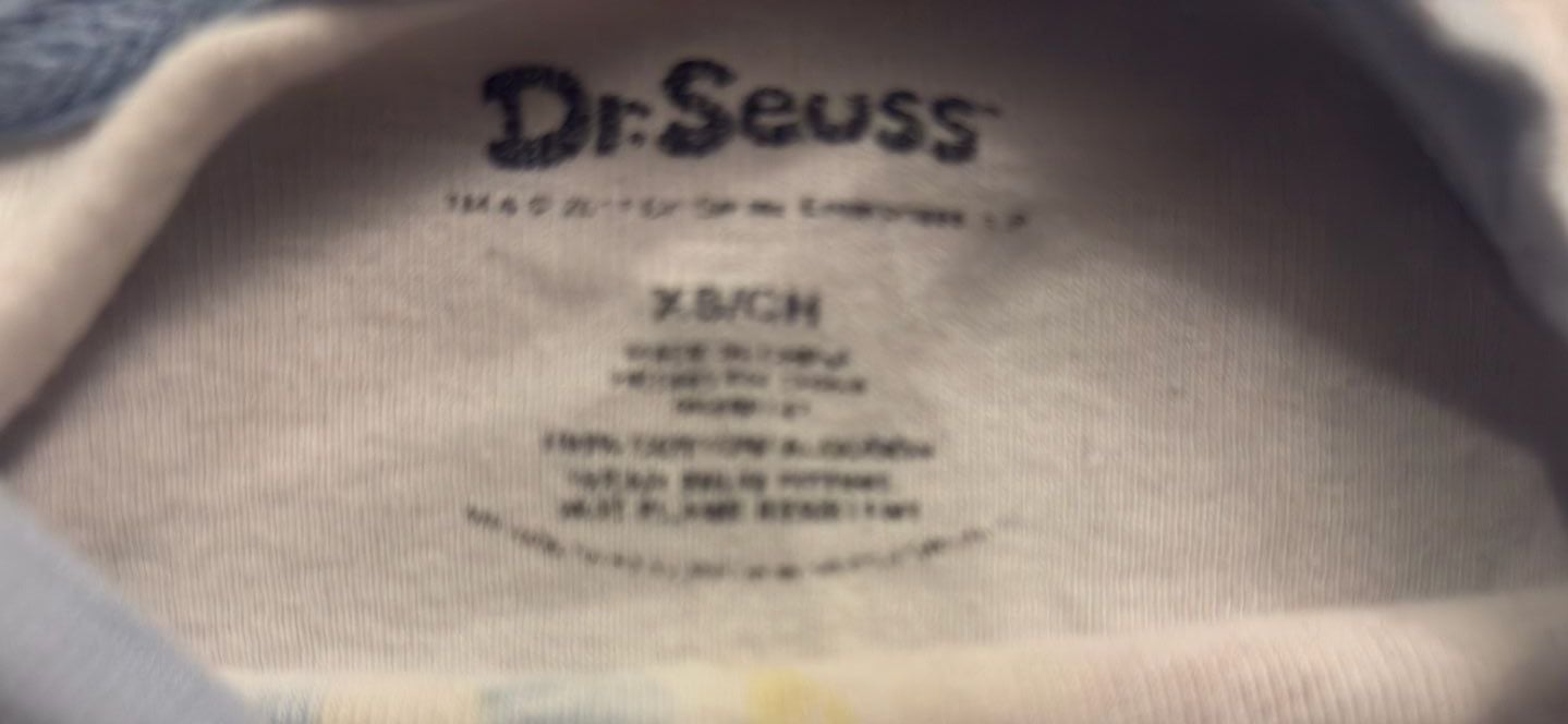 Dr. Seuss Pajama Set Size XS/CH Being Nice Starts With You 3