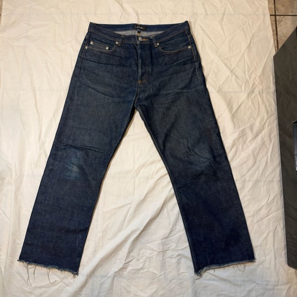 A.P.C. Jean Standard Raw Indigo Denim Jeans Size 31x25