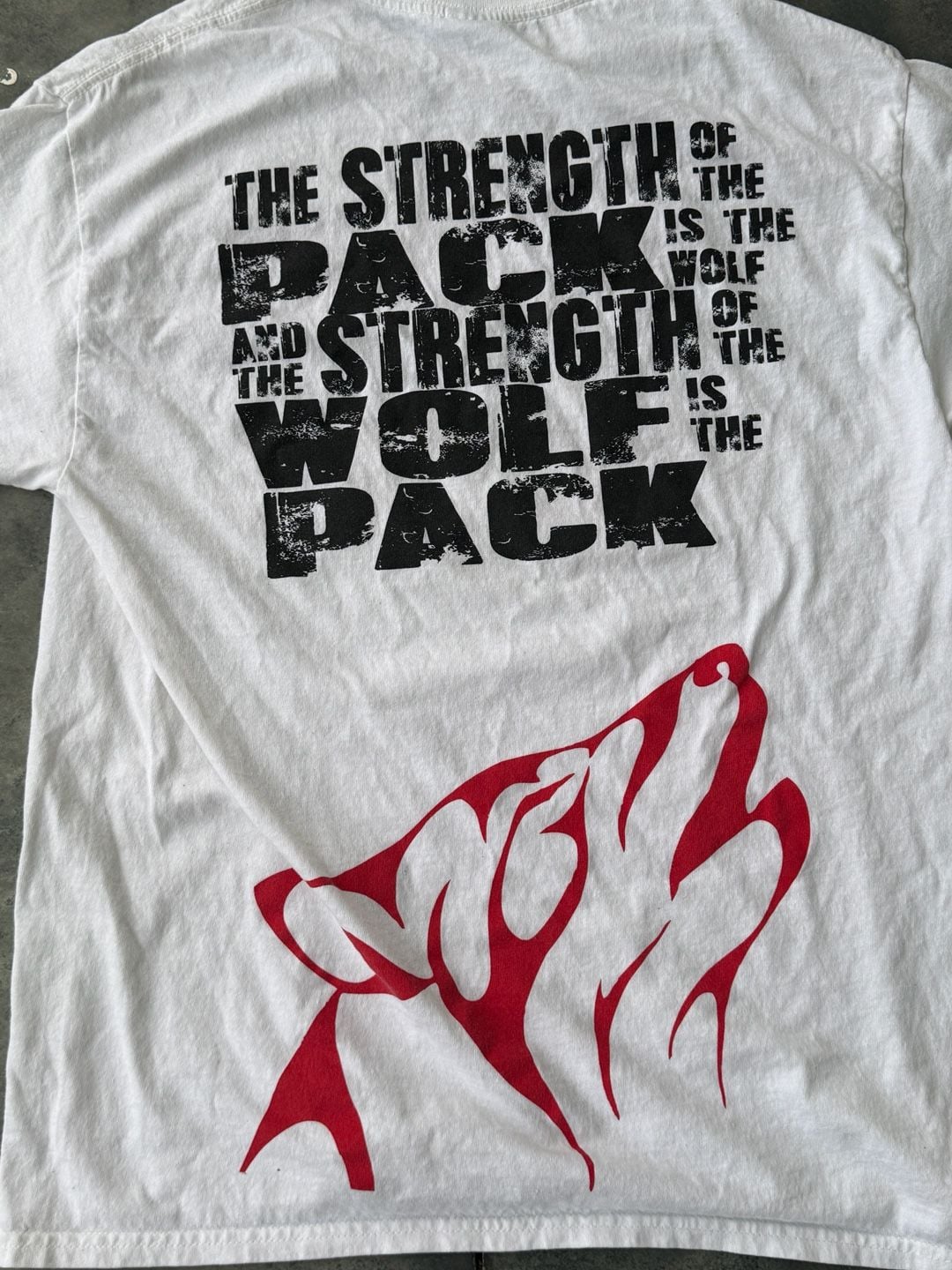 Vintage NC State Wolfpack Football Camp T Shirt L Gildan 90s NCAA College Red 6