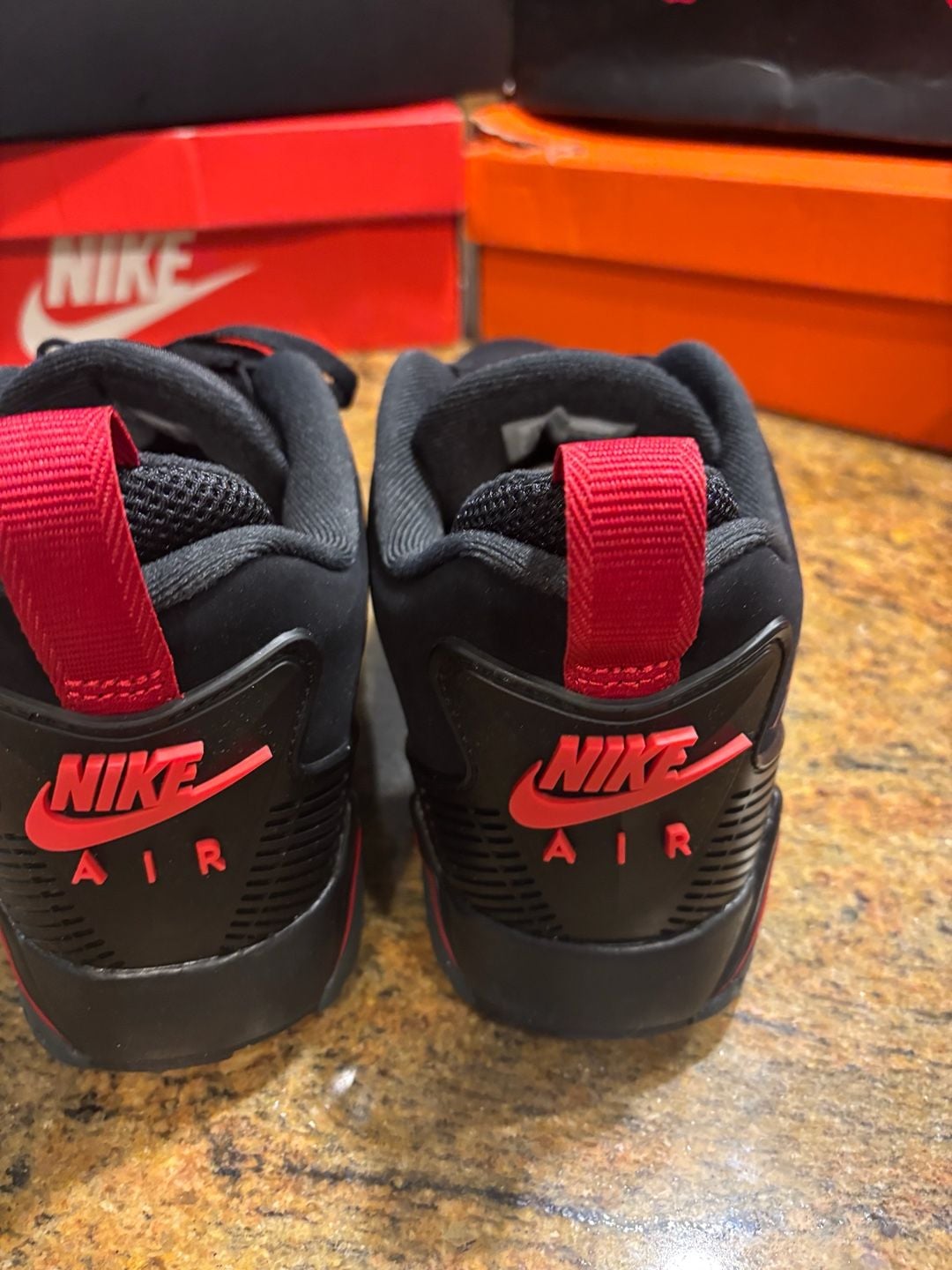 Jordan MVP 92 Size 10 Black Gym Red Anthracite Bred 6