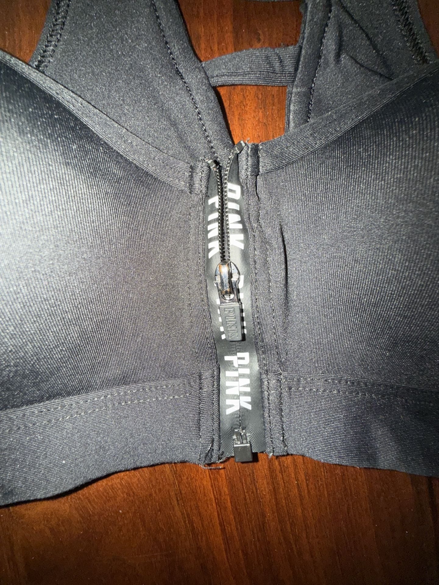 PINK Victoria's Secret Ultimate Push-Up Sports Bra Size S Black 7