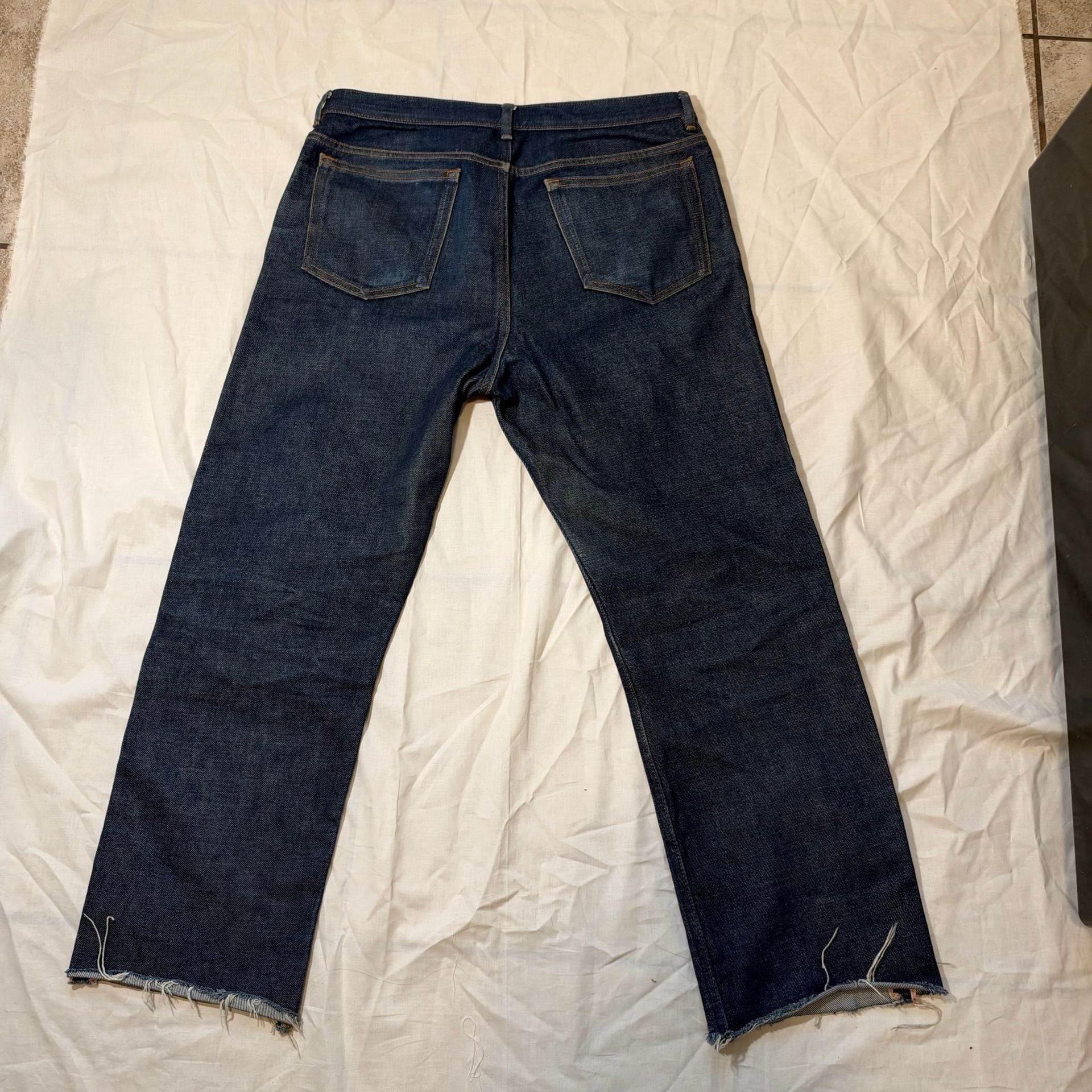 A.P.C. Jean Standard Raw Indigo Denim Jeans Size 31x25 8
