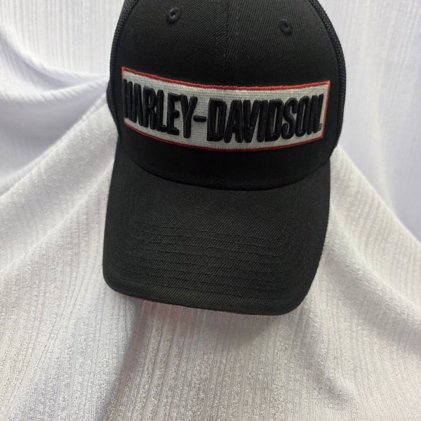 Harley-Davidson Black Mesh Trucker Cap