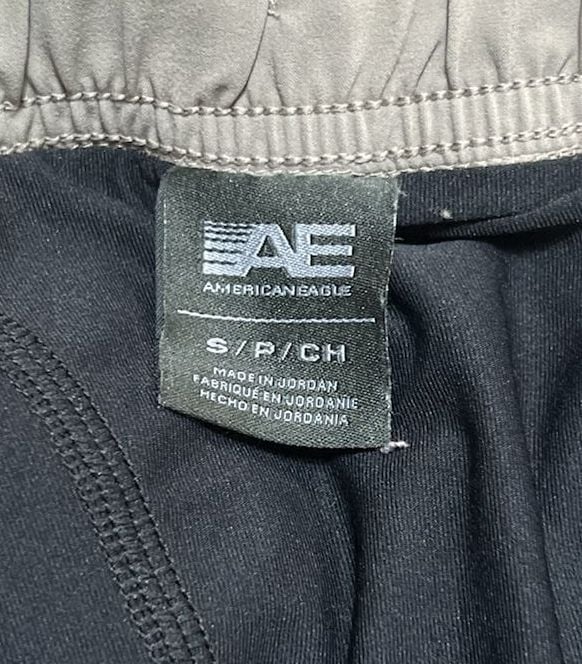 American Eagle 24/7 Active Shorts Size S Taupe Compression Liner 6