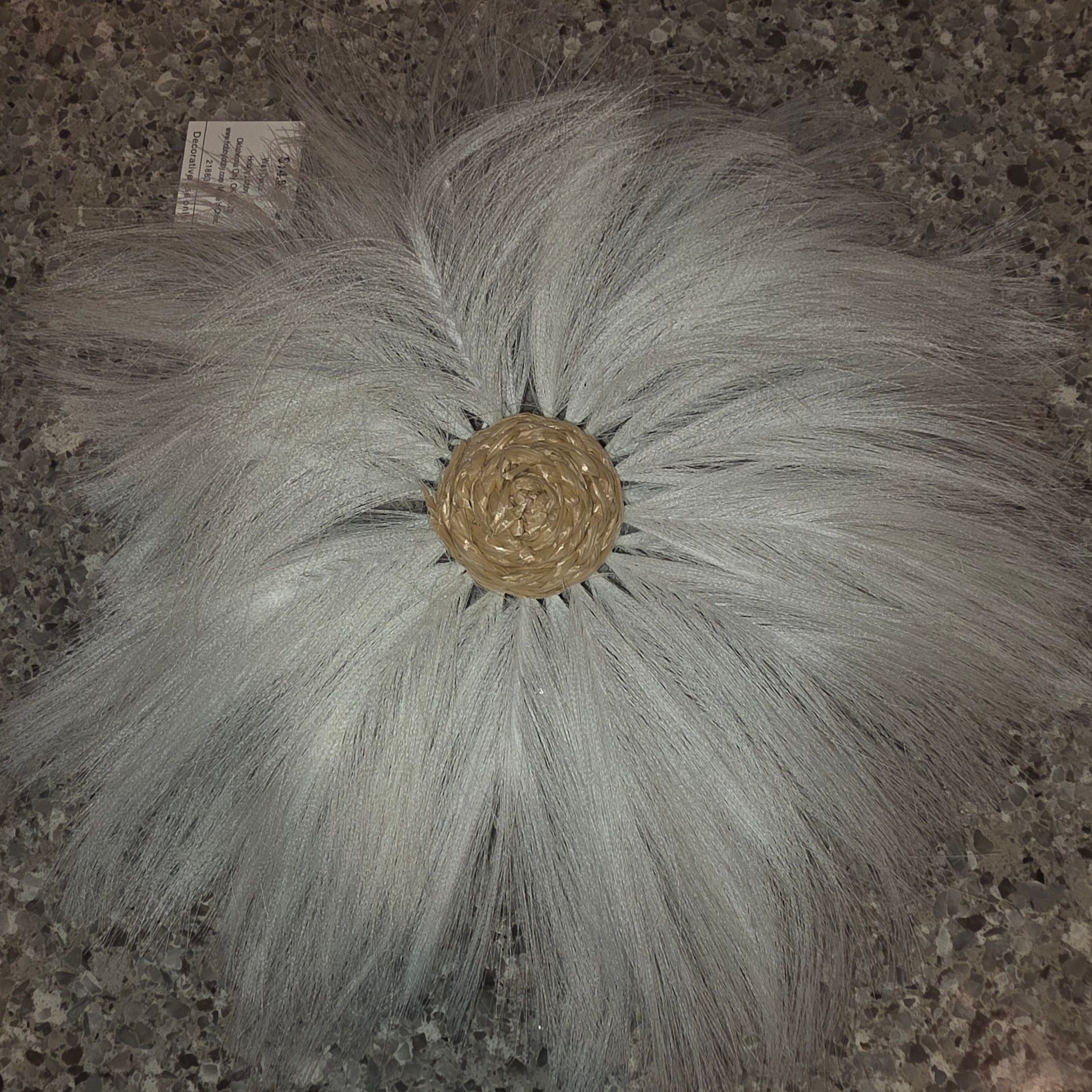 Hobby Lobby Wall Decor Gray Feather Flower Wall Hanging 1