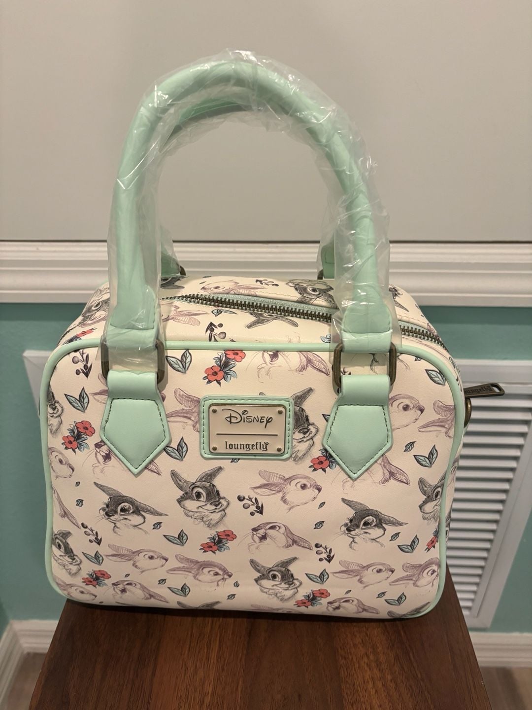 Loungefly Disney Thumper & Flowers Crossbody Satchel Bag New 1