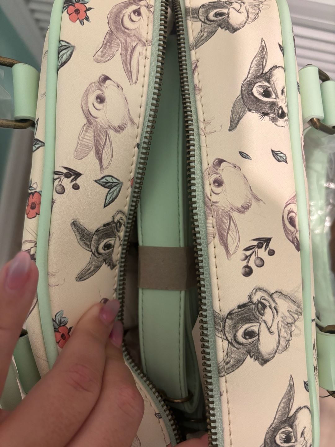 Loungefly Disney Thumper & Flowers Crossbody Satchel Bag New 3