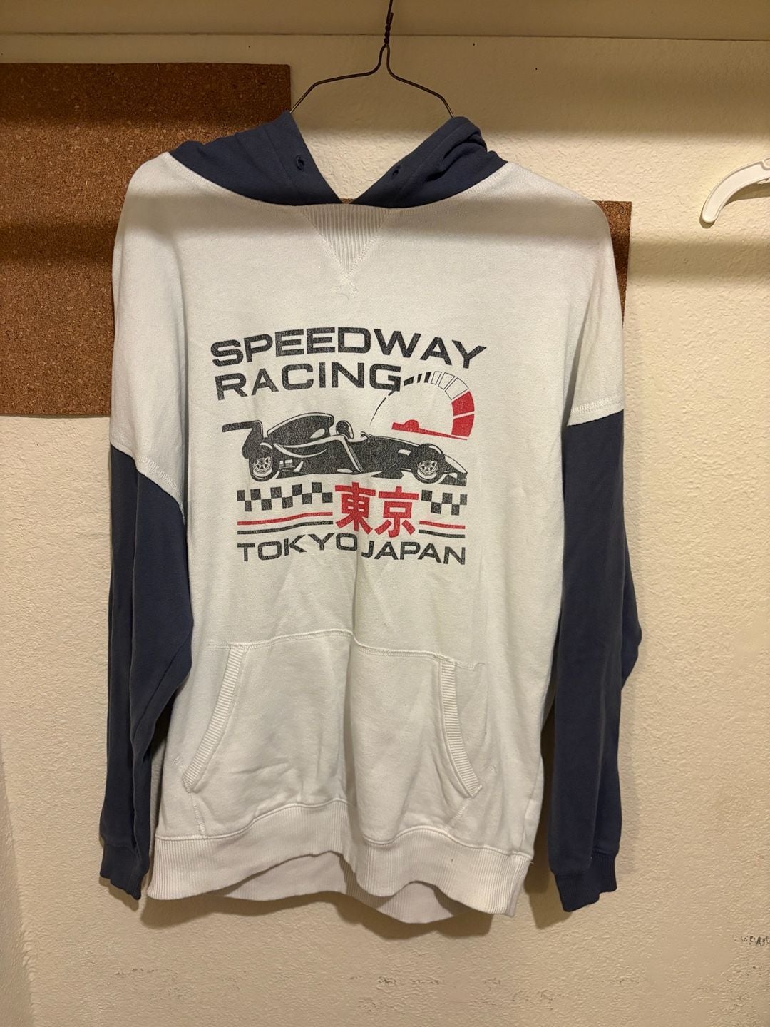 Aeropostale Speedway Racing Tokyo Japan Hoodie Size S Colorblock 3