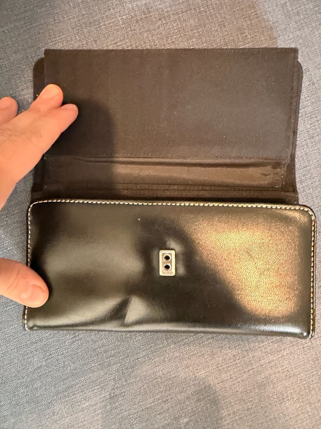 Kate Spade New York Black Leather Continental Wallet 3