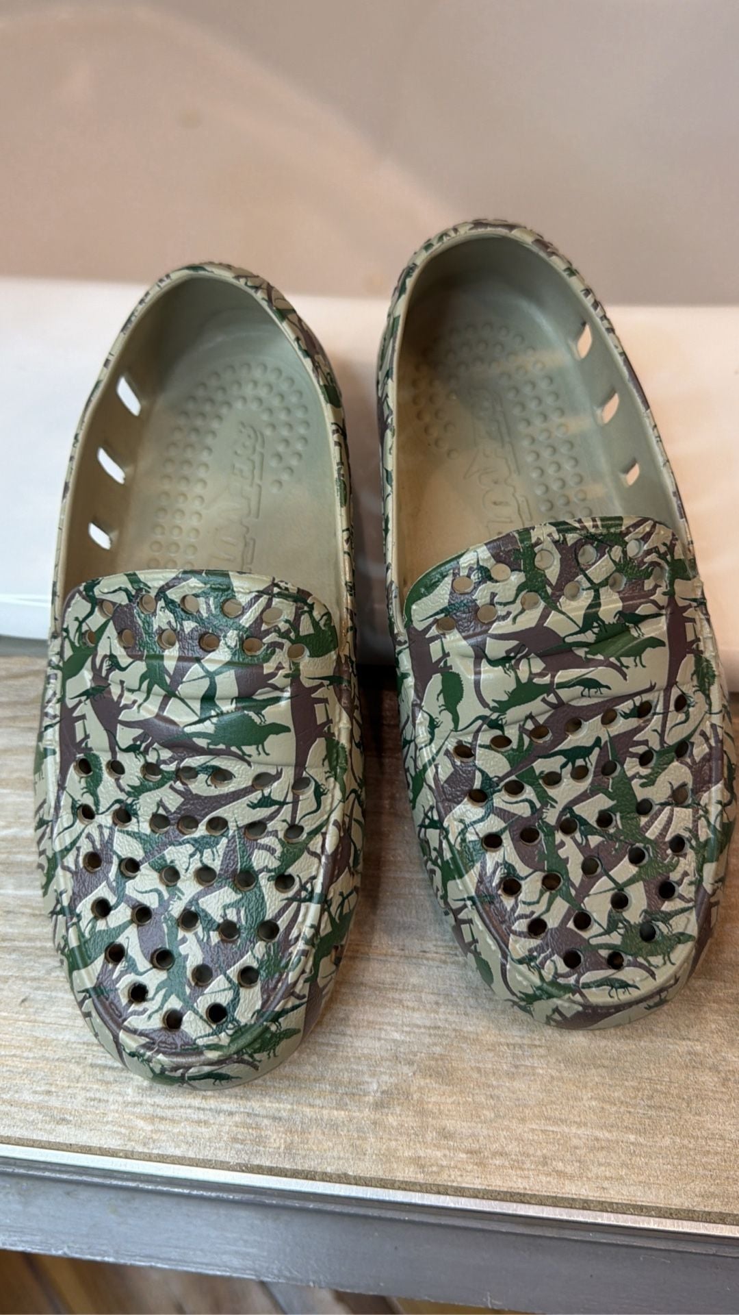 Floafers Prodigy Khaki Dino Camo Driver Loafers 1