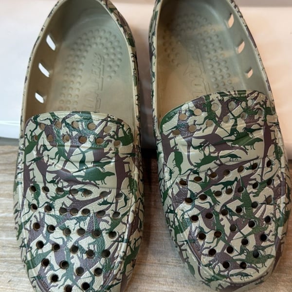 Floafers Prodigy Khaki Dino Camo Driver Loafers