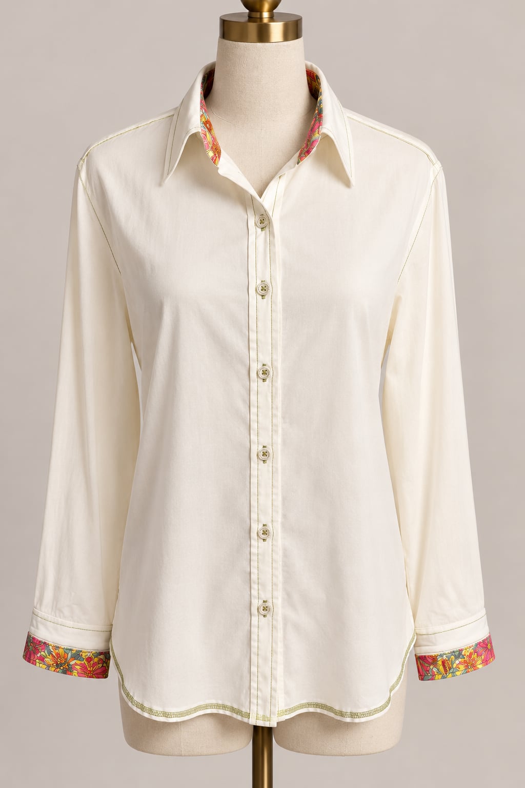 Georg Roth Los Angeles Women's Button-Up Shirt White NWT Size: XXL 2