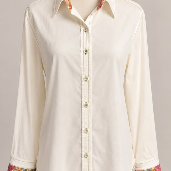 Georg Roth Los Angeles Women's Button-Up Shirt White  NWT Size: XXL