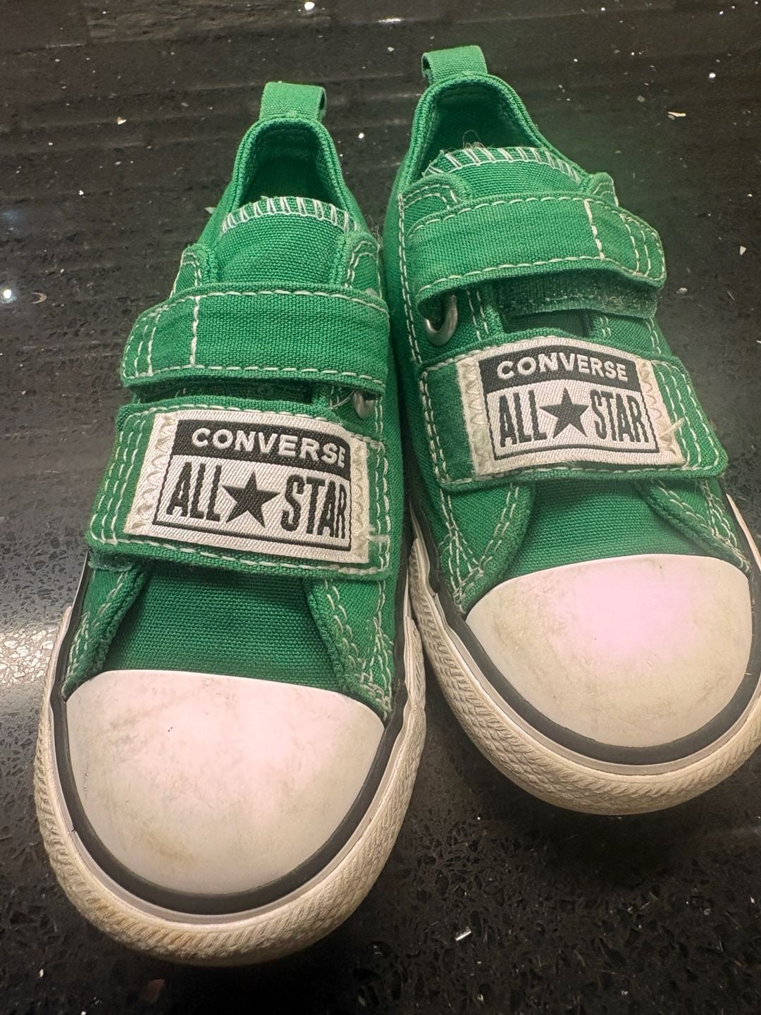 Converse Chuck Taylor All Star EasyOn Size 8 Green Toddler Sneakers 2