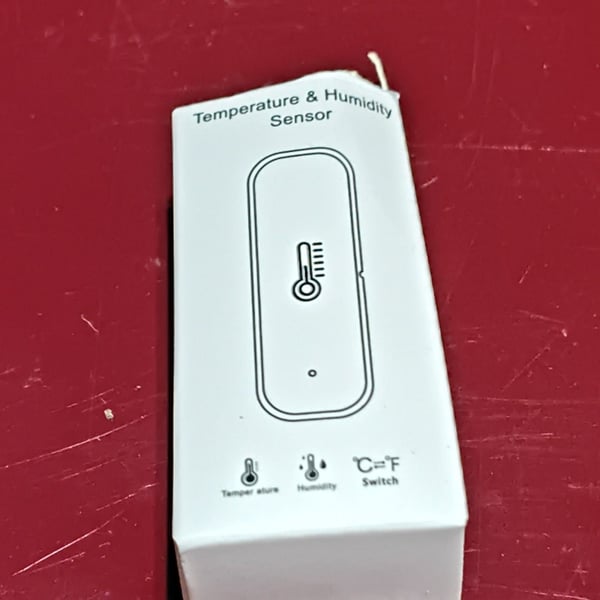 Tuya Smart WiFi Temperature and Humidity Sensor White