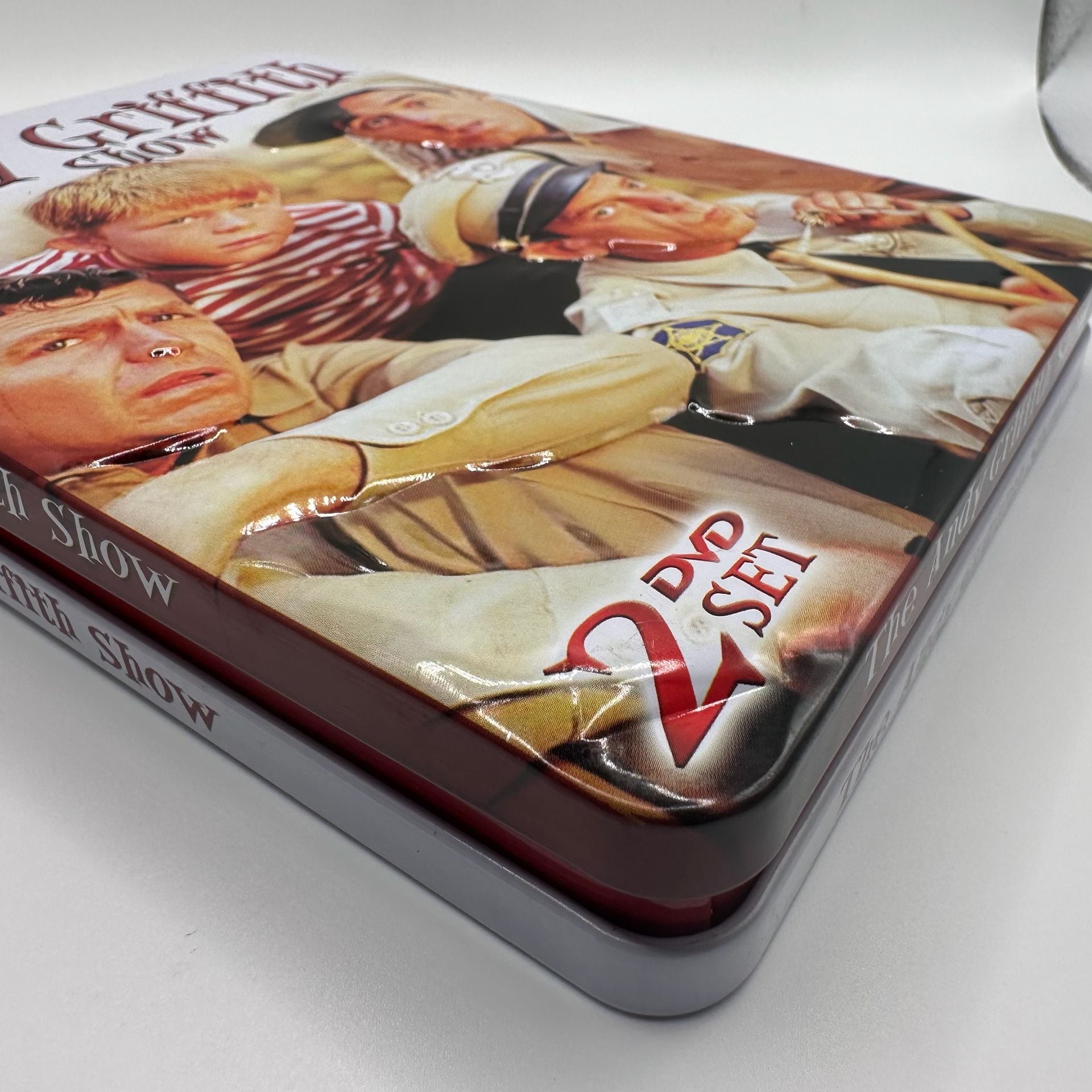 The Andy Griffith Show 2 DVD Set Collectible Tin 12 Episodes Tested Working 6
