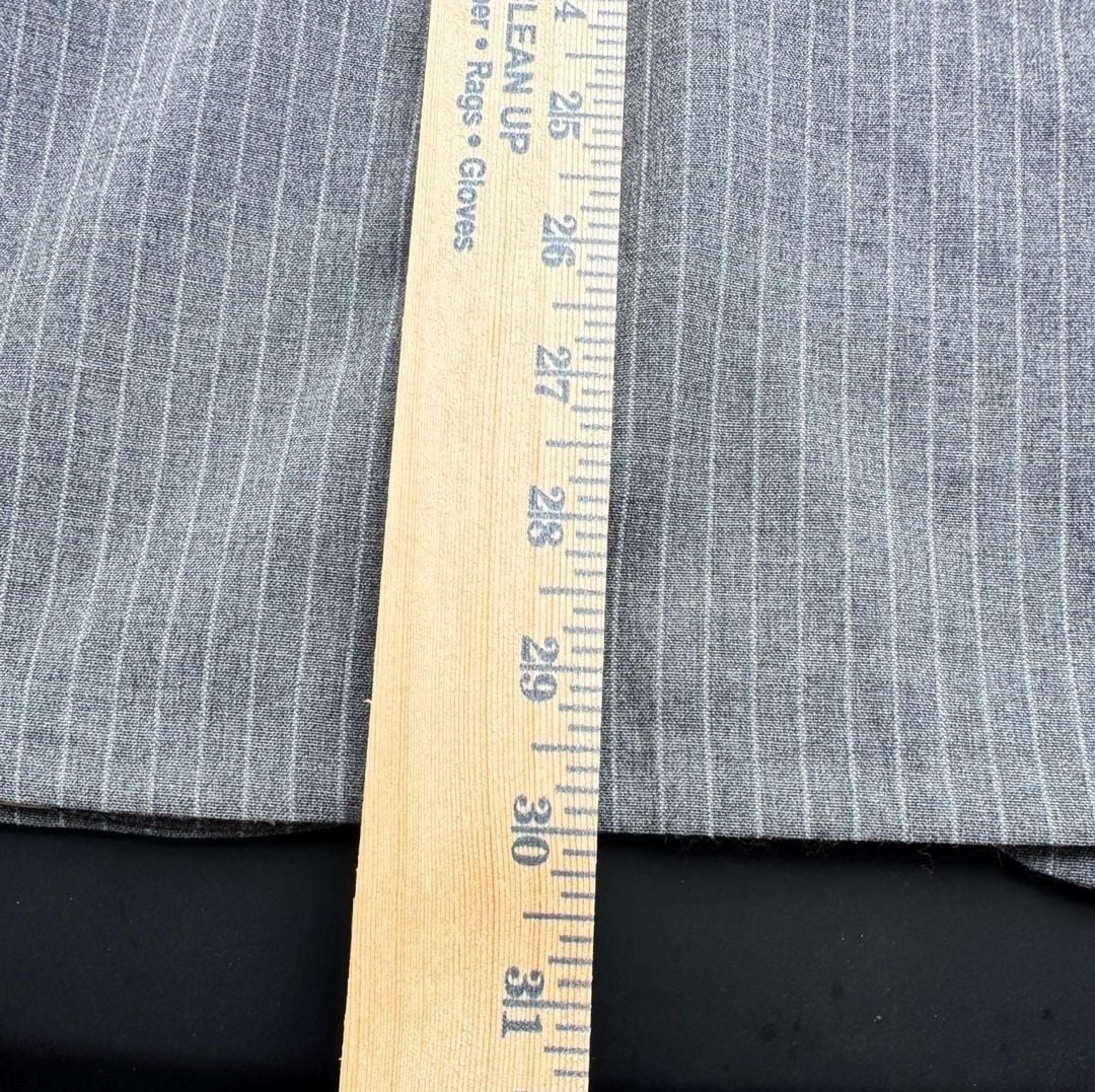 Vintage Pinstripe Grey Suit Jacket Blazer 10