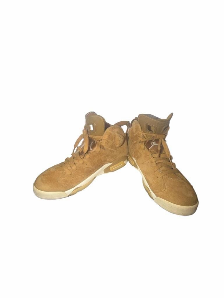 Nike Air Jordan 6 Retro Wheat Golden Harvest Sneakers 9