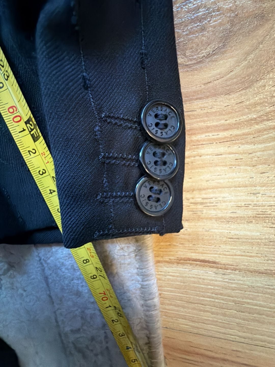 Versace Classic Blazer Jacket Black Wool 7