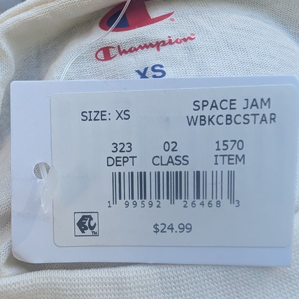 Champion Space Jam T-Shirt Size child XS